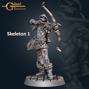 Skeleton Archers | Northem - Galaad Miniatures | D&D | TTRPG | High-Resolution Resin