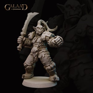 Male Orcs | Tribal Orc Clan - Galaad Miniatures | D&D | TTRPG | High-Resolution Resin