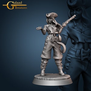 Female Pirate | Pirate Crew - Galaad Miniatures | D&D | TTRPG | High-Resolution Resin