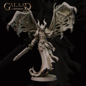 Demon Knight | Darkness Rise - Galaad Miniatures | D&D | TTRPG | High-Resolution Resin