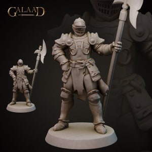 Spear Knight | King's Knights - Galaad Miniatures | D&D | TTRPG | High-Resolution Resin