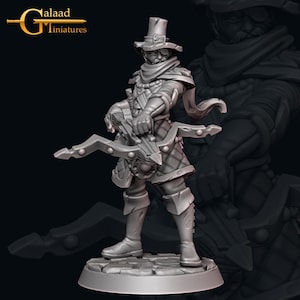 Robb, Hunter Crossbowman | Monster Hunters - Galaad Miniatures | High Resolution Resin