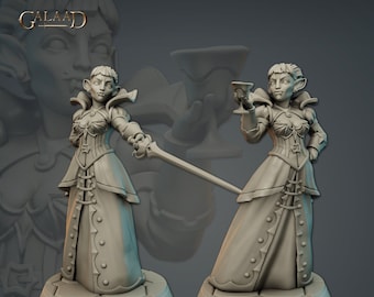 Condesa Vampiro / Vampiros - Galaad Miniatures / D&D / TTRPG / Resina de alta resolución