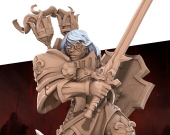 War Sister Commander | War Sisters Pt. 2 - Bite the Bullet | D&D | TTRPG | High-Resolution Resin