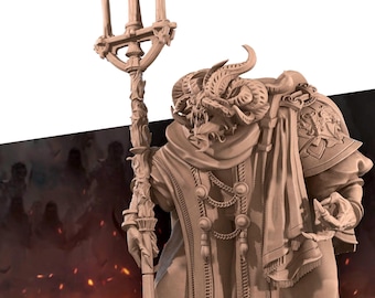 Moe, the Blood Lord | Bullet Souls Pt. 2 - Bite the Bullet | D&D | TTRPG | High-Resolution Resin