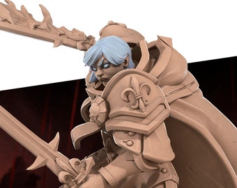 War Sister Crusader | War Sisters Pt. 2 - Bite the Bullet | D&D | TTRPG | High-Resolution Resin