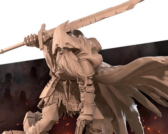 Gabriel, the Slave Knight | Bullet Souls Pt. 2 - Bite the Bullet | D&D | TTRPG | High-Resolution Resin