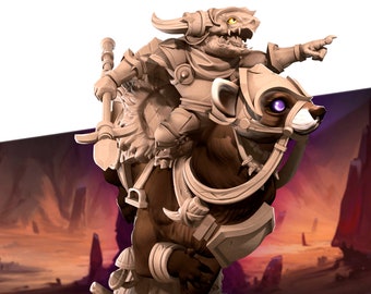 Kobold Boss | Kobolds - Bite the Bullet | D&D | TTRPG | High-Resolution Resin