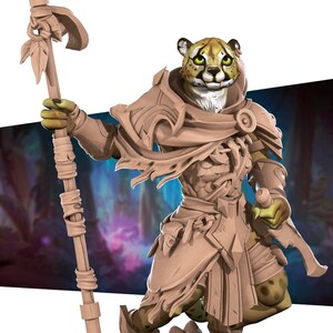 Tabaxi Ranger | Tabaxis - Bite the Bullet | D&D | TTRPG | High-Resolution Resin