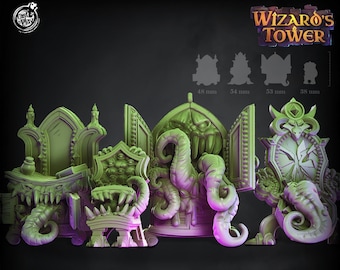 Dungeon Mimics | Wizard's Tower - Cast n Play | D&D | TTRPG | High-Resolution Resin