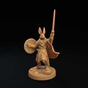 Harengon Commander | Revenge of the Farmomancer - Dragon Trappers Lodge | D&D | TTRPG | High-Resolution Resin