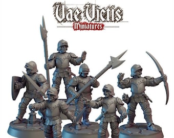 Armored Guards | Armored Guard Patrol - Vae Victis Miniatures | High Resolution Resin