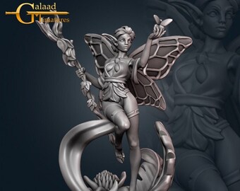 Fairy Druids | Faries of the Fey - Galaad Miniatures | D&D | TTRPG | High-Resolution Resin