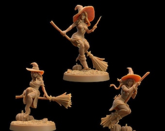 Witches | Halloween Weird World - Dragon Trappers Lodge | D&D | TTRPG | High-Resolution Resin
