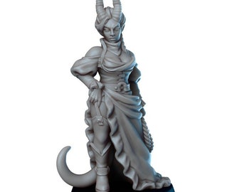 The Tiefling Dancer | The Western Fantasy - Vae Victis Miniatures | High Resolution Resin