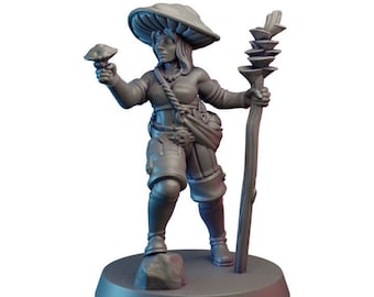 Círculo de Esporas Druida / Guardián de los Bosques - Miniaturas Vae Victis / Resina de Alta Resolución