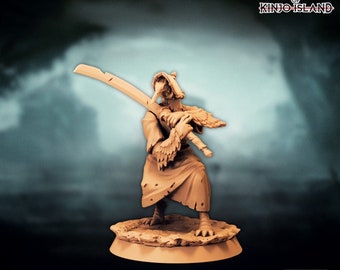 Maestro de la Espada de los Pájaros / Clanes de la Isla Kinjo - Broken Anvil Miniatures / D&D / TTRPG / Resina de alta resolución