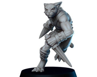 Tabaxi Rogue | Gladiators - Vae Victis Miniatures | High Resolution Resin