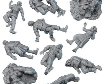 Lijken | De pest - Vae Victis Miniatures | Hars met hoge resolutie