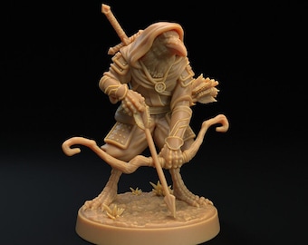 Ravenfolk Hero | Revenge of the Farmomancer - Dragon Trappers Lodge | D&D | TTRPG | High-Resolution Resin
