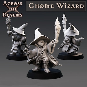 Gnome Wizard | Ambush at Green Hill - Across the Realms | 12K High Detail Resin