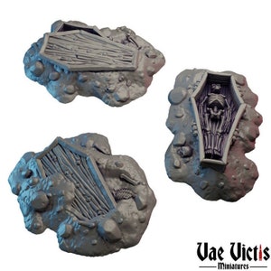 Coffins | Rise of the Undead - Vae Victis Miniatures | High Resolution Resin