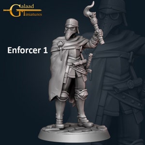 Plague Mask Enforcers | The Plague - Galaad Miniatures | D&D | TTRPG | High-Resolution Resin
