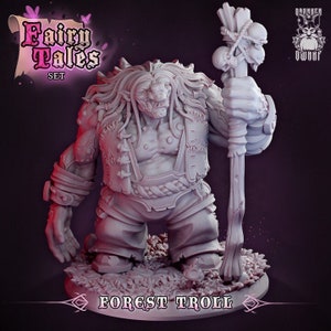 Forest Troll | Fairy Tales - Drunken Dwarf | 12K High Detail Resin