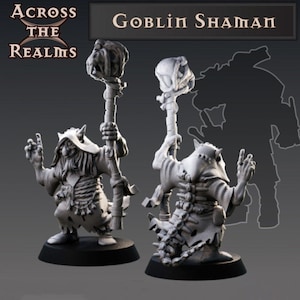 Goblin Shaman | Ambush at Green Hill - Across the Realms | 12K High Detail Resin