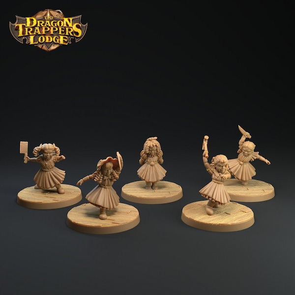 Animated Creepy Dolls | Stoican Halloween - Dragon Trappers Lodge | High Resolution Resin