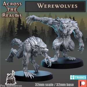 Werewolves | Dark Woods - Across the Realms | 12K High Detail Resin