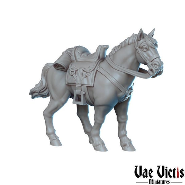 Chevaux | La fantaisie occidentale - Miniatures Vae Victis | Résine 12K très détaillée