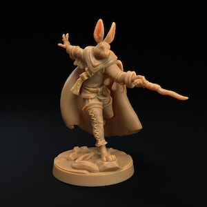 Harengon Hero | Revenge of the Farmomancer - Dragon Trappers Lodge | D&D | TTRPG | High-Resolution Resin