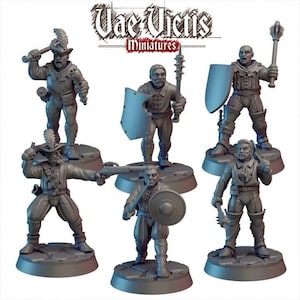 Human Sellswords | Blood and Gold - Vae Victis Miniatures | High Resolution Resin