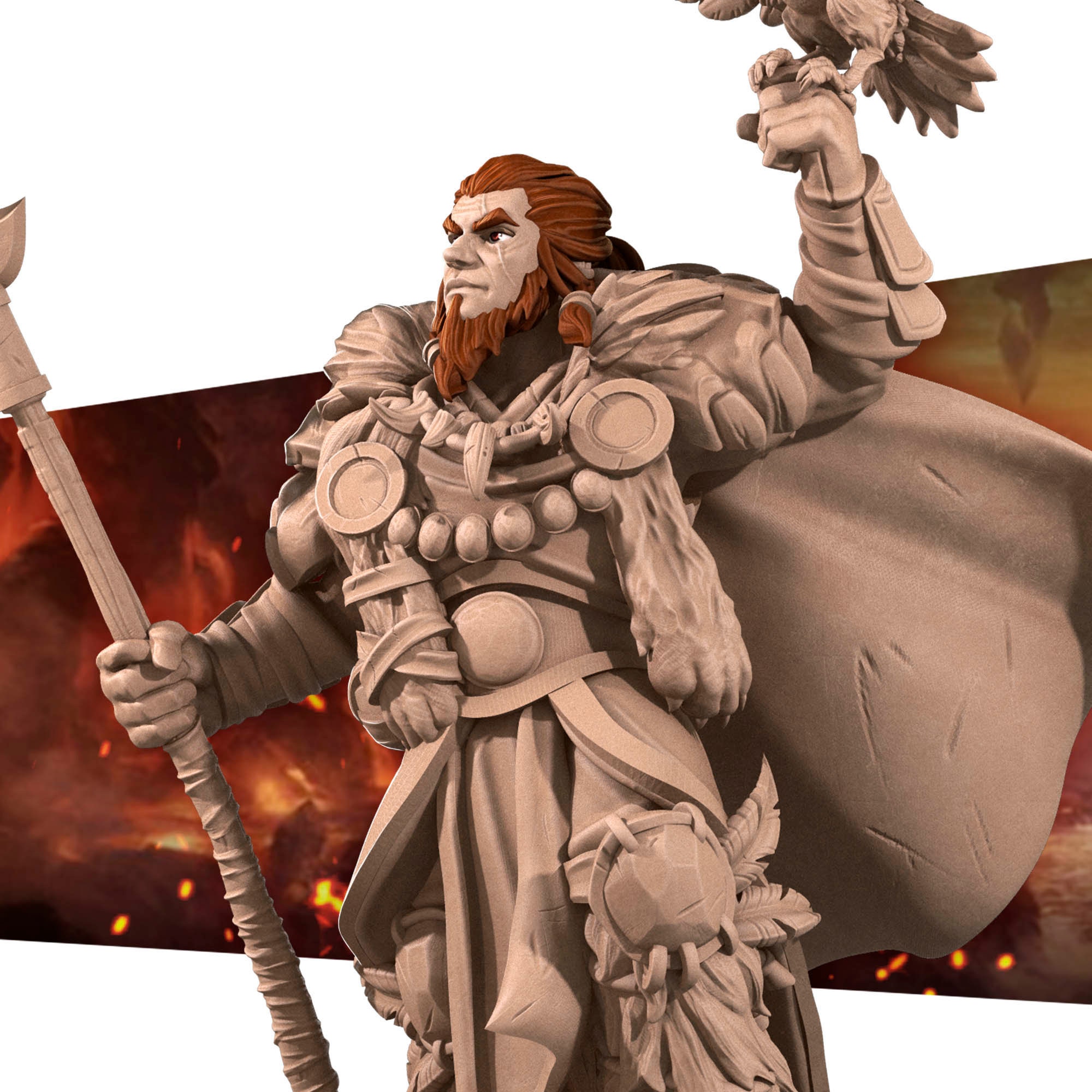 The Druid | Bullet Hell Heroes - Bite the Bullet | D&D | TTRPG | High-Resolution Resin