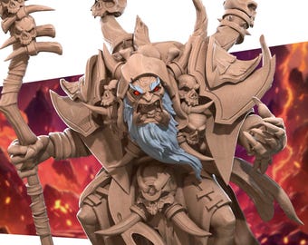 Brujo orco / Orcos - Bite the Bullet / D&D / TTRPG / Resina de alta resolución