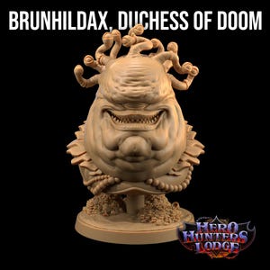 Brunhildax, Duchess of Doom | Hero Hunters Lodge - Dragon Trapper&#39;s Lodge | D&D | TTRPG | High-Resolution Resin