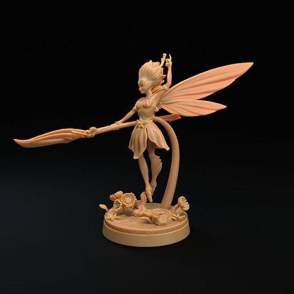 Seelie Fairy Fighter | The Fae Petal Courts - Dragon Trappers Lodge | High Resolution Resin