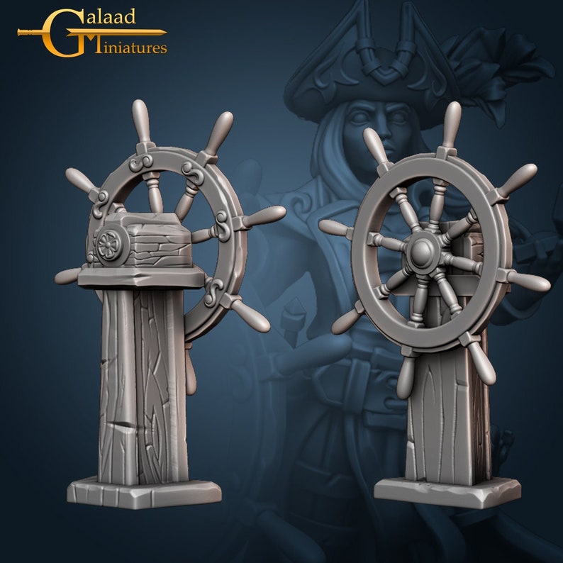 Pirates Rudder Rudder | Pirate Crew - Galaad Miniatures | D&D | TTRPG | High ...