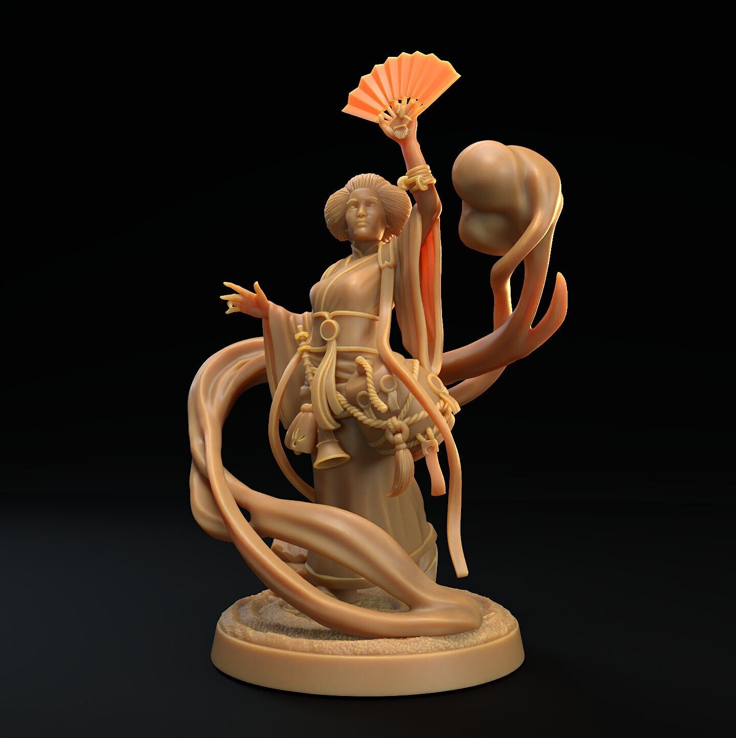 Geisha | Yokai Lodge - Dragon Trapper's Lodge | D&D | TTRPG | High-Resolution Resin