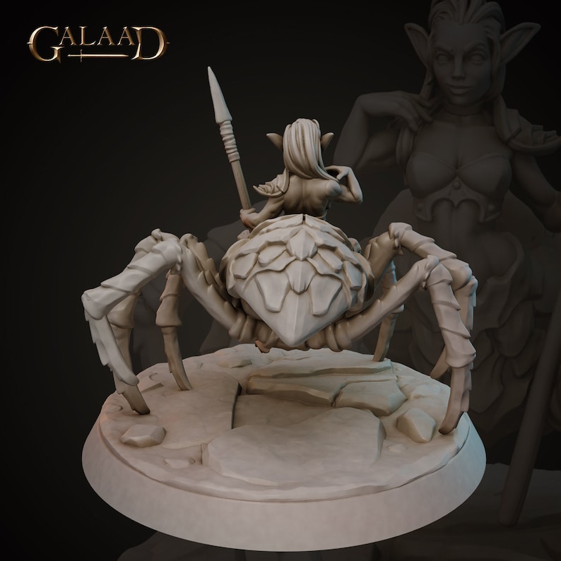 Drider 2 Miniature Galaad Miniatures Dungeons and Dragons