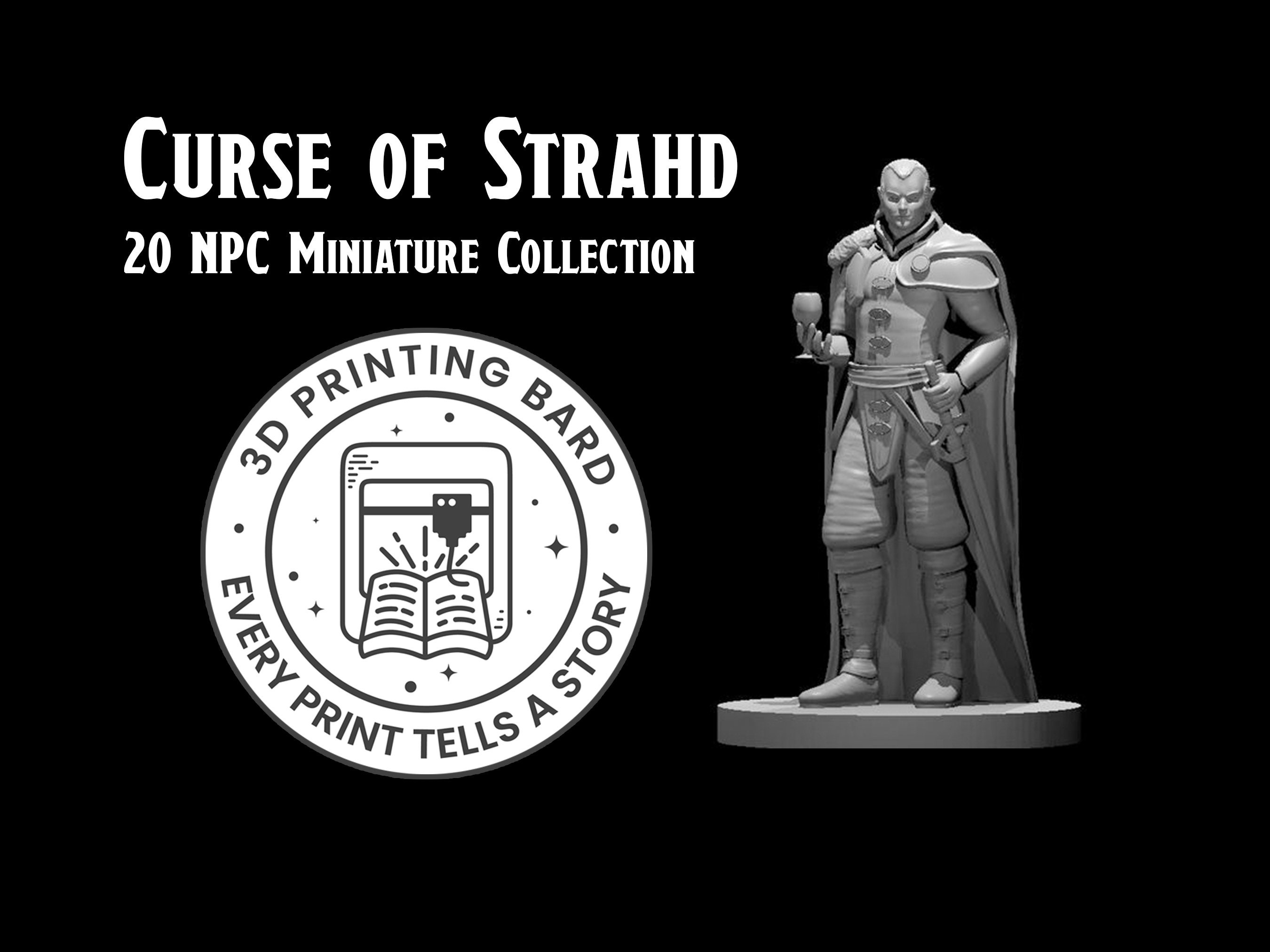 Dungeons & Dragons Curse of Strahd Strahd Von Zarovich Miniatures GF9 71128