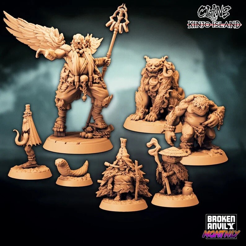 Yokai Spirits | Clans of Kinjo Island - Broken Anvil Miniatures