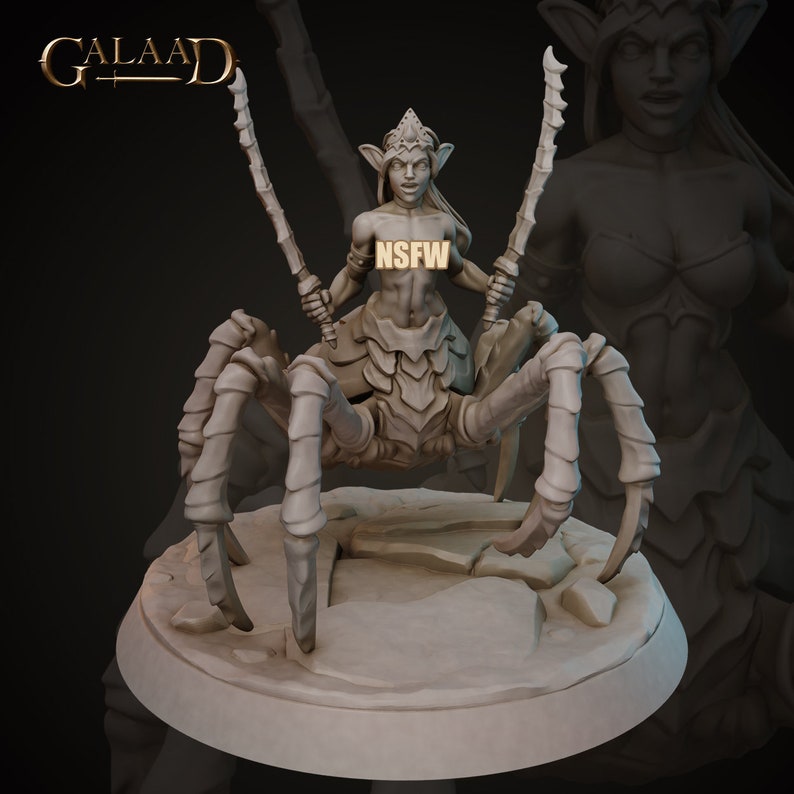 Drider 3 NSFW Miniature Galaad Miniatures Dungeons and Dragons