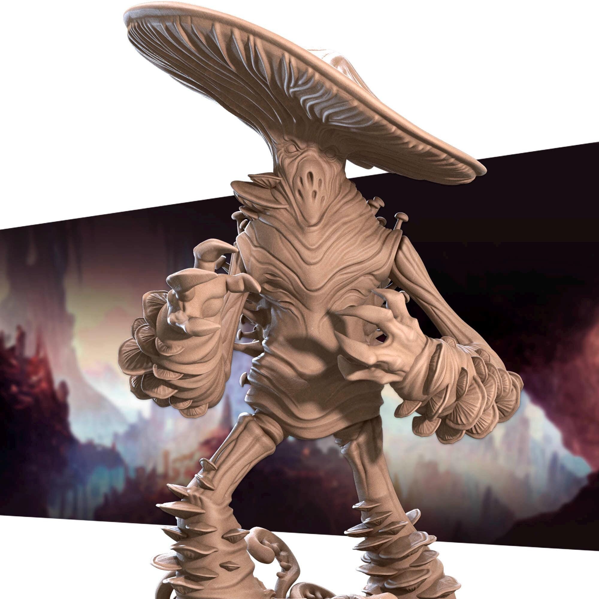 Big Myconid | Underdark Dungeon - Bite the Bullet | D&D | TTRPG | High-Resolution Resin
