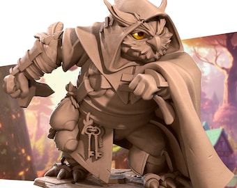 Owlfolk Rogue, Owlin | Owlfolk - Bite the Bullet | D&D | TTRPG | High-Resolution Resin