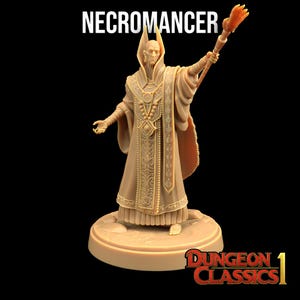 Necromancer | Dungeon Classics 1 - Dragon Trappers Lodge | D&D | TTRPG | High-Resolution Resin