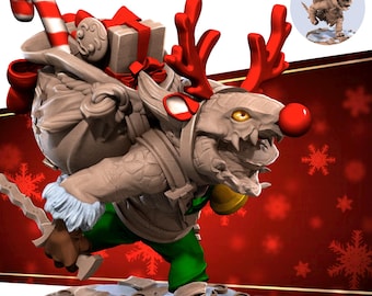 Kobolds | Bullet Town Christmas - Bite the Bullet | D&D | TTRPG | High-Resolution Resin