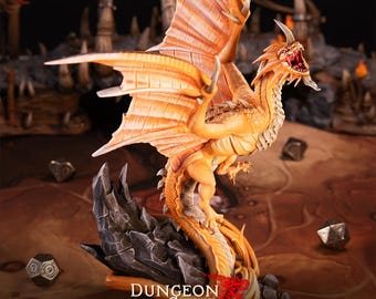 Sylvarix, Radiant Dragon | Dungeon Guild - Cast n Play | D&D | TTRPG | High-Resolution Resin