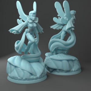 Fairy Princess | Twin Goddess Miniatures | D&D | TTRPG | High-Resolution Resin